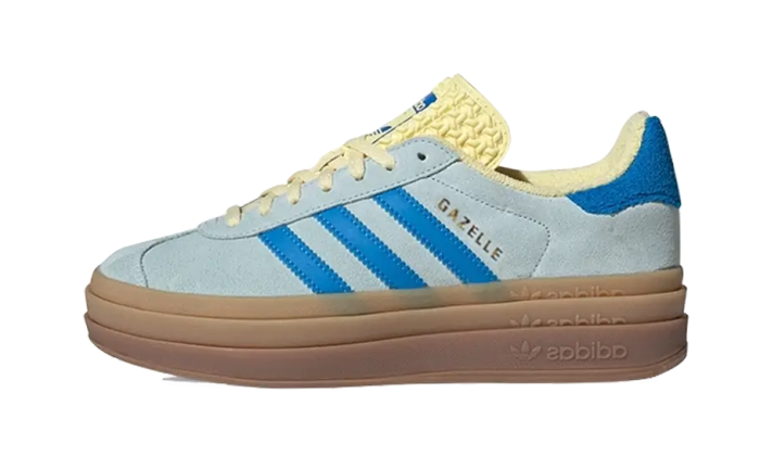 Adidas Gazelle Bold Almost Blue Yellow - Image 4