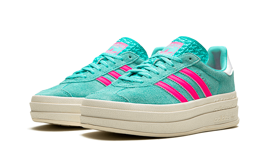Alternative view of Adidas Gazelle Bold Flash Aqua Lucid Pink 2