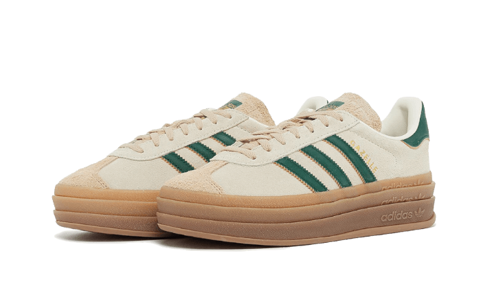 Alternative view of Adidas Gazelle Bold Magic Beige Collegiate Green