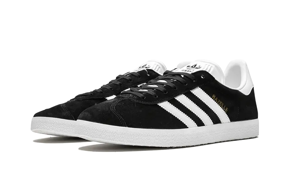 Alternative view of Adidas Gazelle Core Black Cloud White Gold