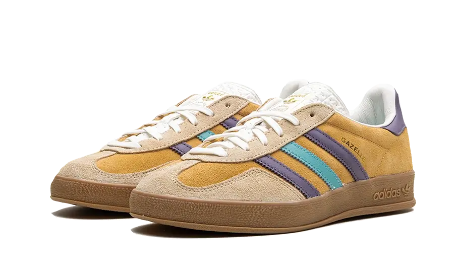 Alternative view of Adidas Gazelle Indoor Glow Orange Shadow Violet