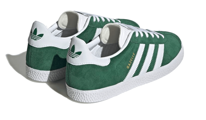 Adidas Gazelle Junior Dark Green White - Image 3