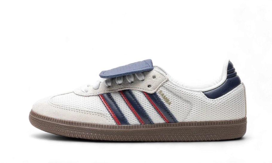 Adidas Samba Lt Crystal White Dark Blue Gum