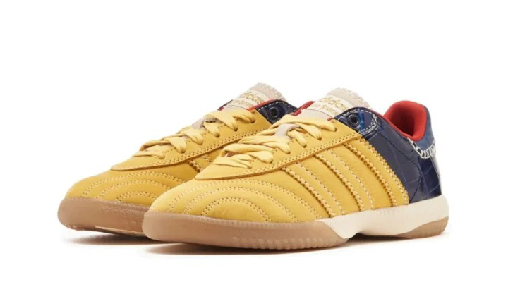 Alternative view of Adidas Samba Millennium Wales Bonner Fade Gold Navy Croc