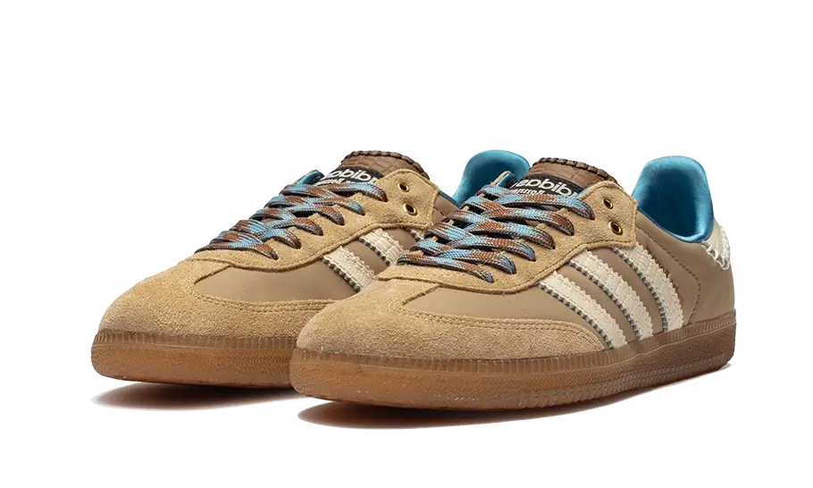 Alternative view of Adidas Samba Nylon Wales Bonner Desert White