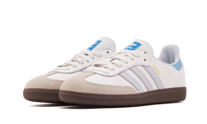 Alternative view of Adidas Samba Og Core White Halo Blue