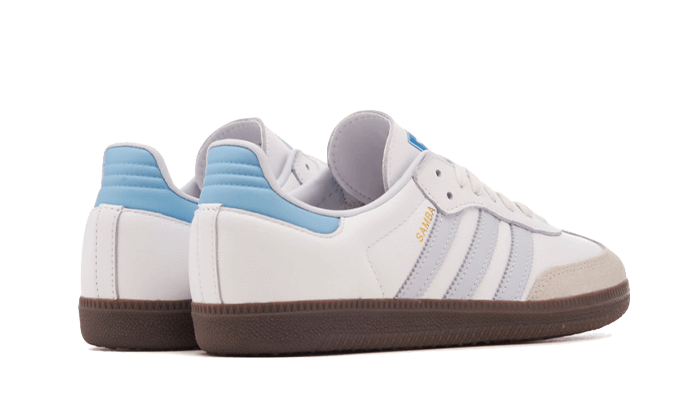 Adidas Samba Og Core White Halo Blue - Image 3