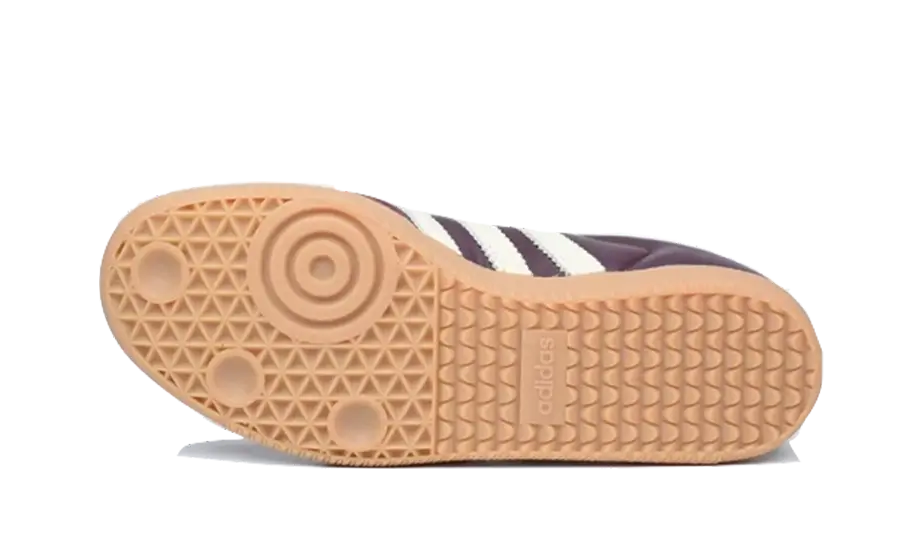 Adidas Samba Og Maroon Gold Metallic - Image 4