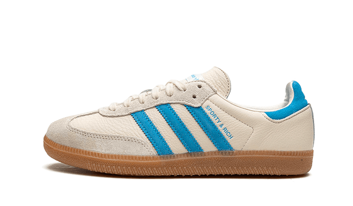 Adidas Samba Og Sporty Rich Beige Blue