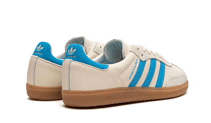 Adidas Samba Og Sporty Rich Beige Blue - Image 3
