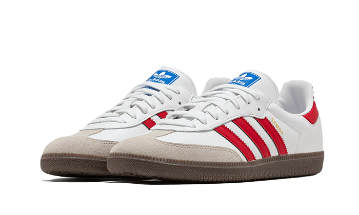 Alternative view of Adidas Samba Og White Red