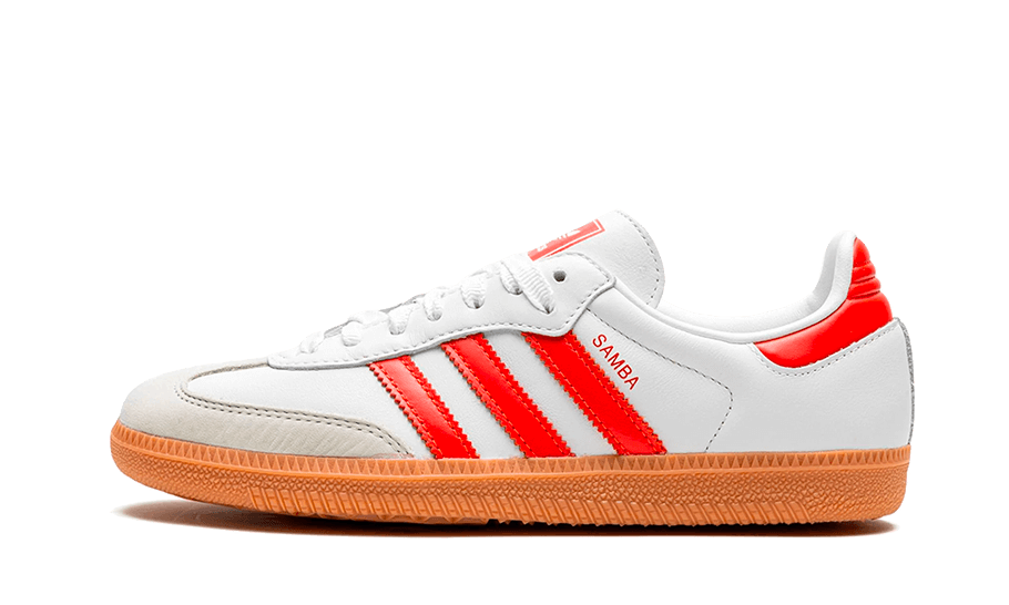 Adidas Samba Og White Solar Red Gum