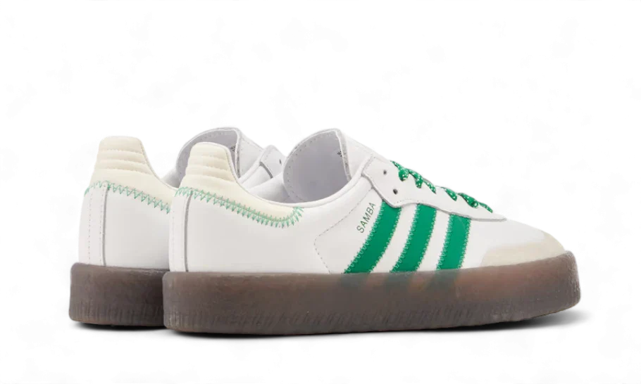 Adidas Sambae Cloud White Green - Image 3
