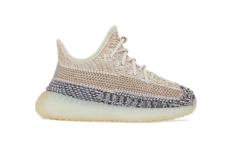 Alternative view of Adidas Yeezy Boost 350 V2 Kids Ash Pearl