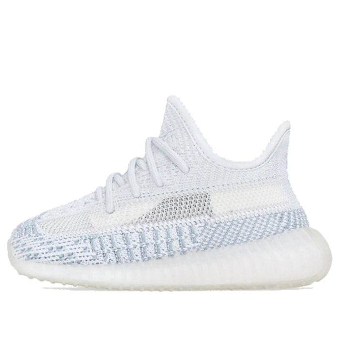 Alternative view of Adidas Yeezy Boost 350 V2 Kids Cloud White
