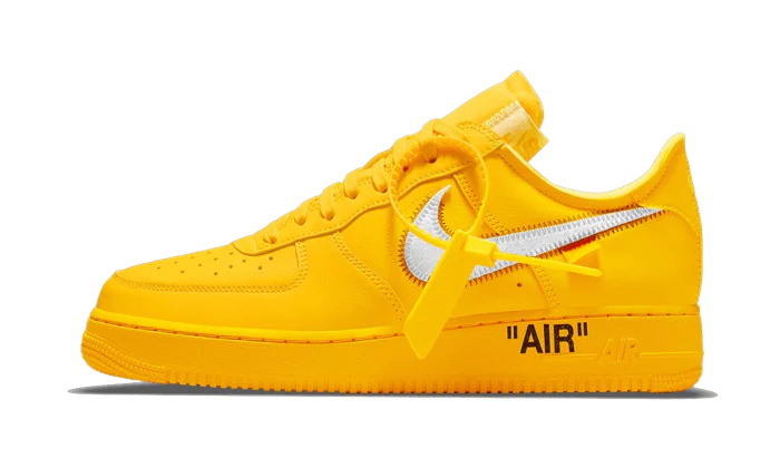 Air Force 1 Low Off White University Gold Metallic Silver