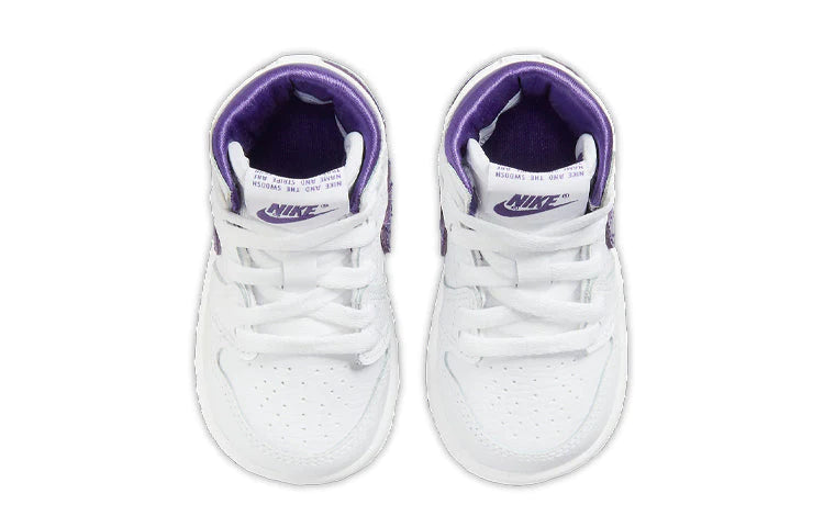 Alternative view of Air Jordan 1 High Kids Court Purple
