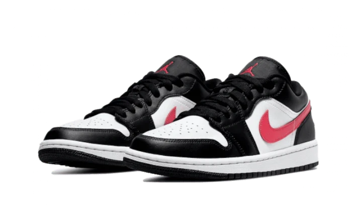 Alternative view of Air Jordan 1 Low Black Siren Red