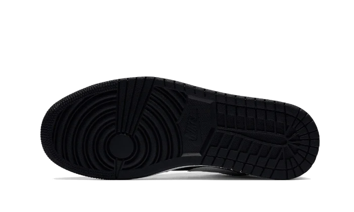 Air Jordan 1 Low Brushstroke Swoosh Black 2 - Image 3