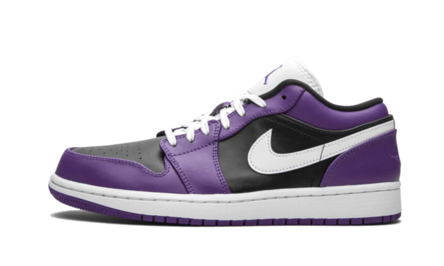 Air Jordan 1 Low Court Purple Black