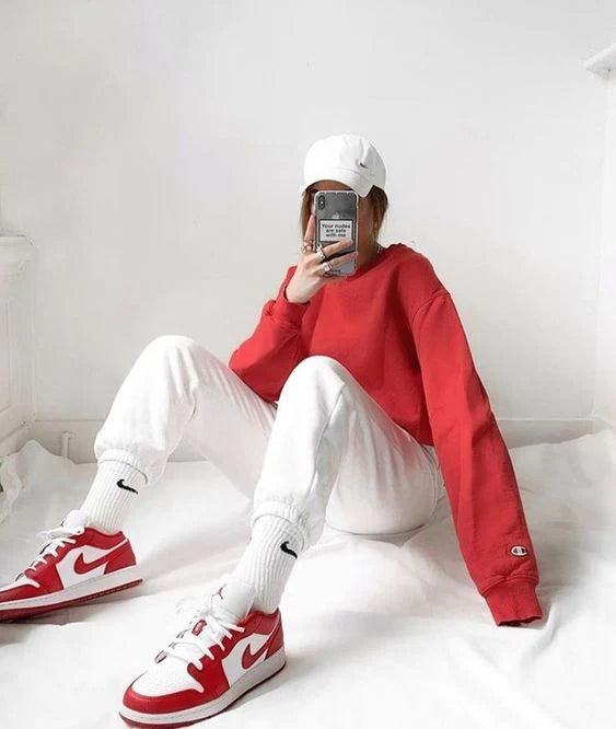 Air Jordan 1 Low Gym Red White - Image 4