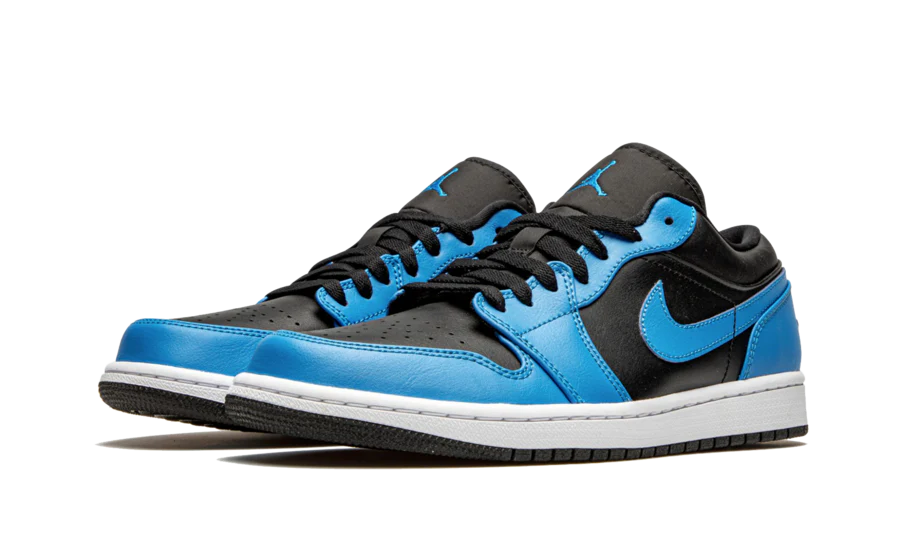 Alternative view of Air Jordan 1 Low Laser Blue Black