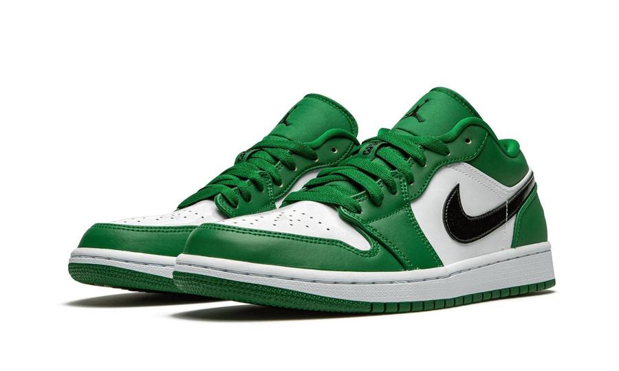 Alternative view of Air Jordan 1 Low Pine Green