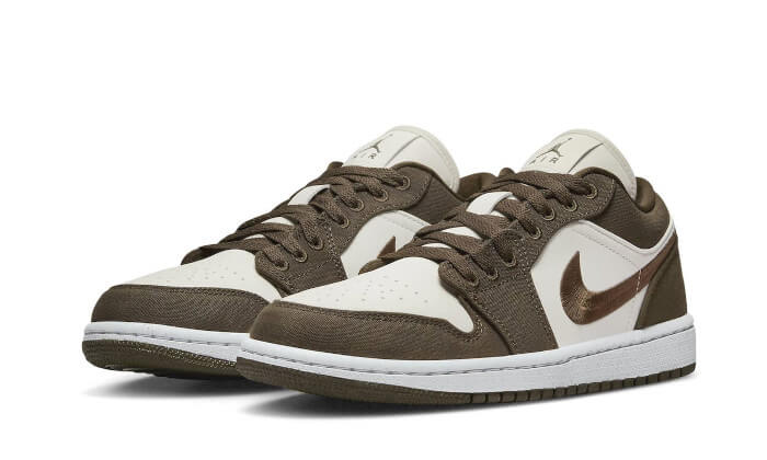 Alternative view of Air Jordan 1 Low Se Light Olive