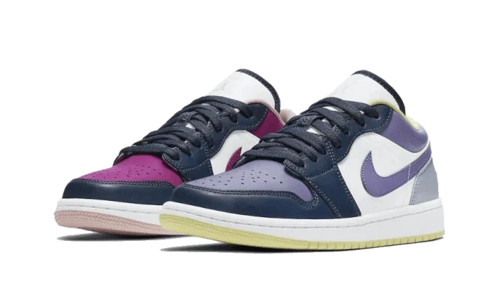 Alternative view of Air Jordan 1 Low Se Purple Magenta