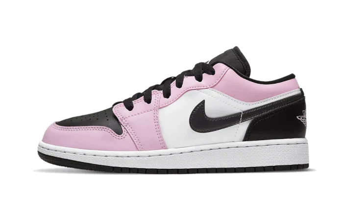 Alternative view of Air Jordan 1 Low White Light Arctic Pink