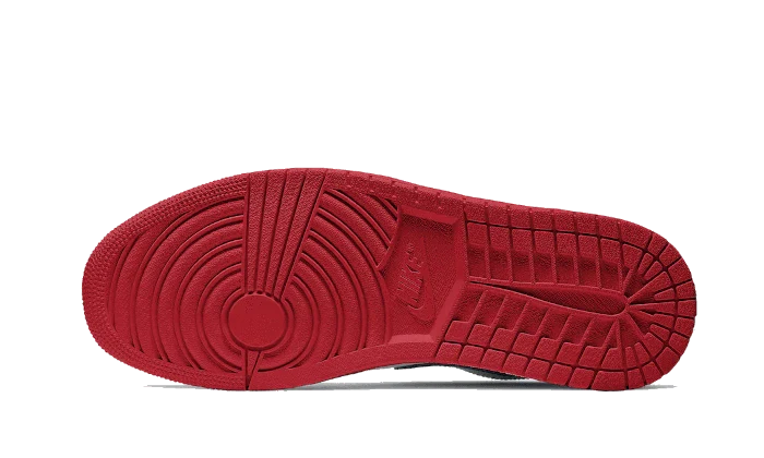 Alternative view of Air Jordan 1 Low White University Red Black