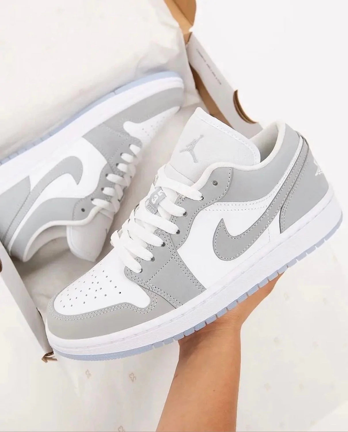 Air Jordan 1 Low Wolf Grey - Image 5