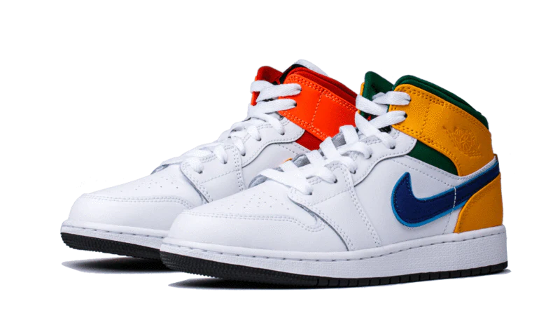 Alternative view of Air Jordan 1 Mid Alternate Multi Color