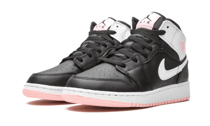 Alternative view of Air Jordan 1 Mid Arctic Pink Black