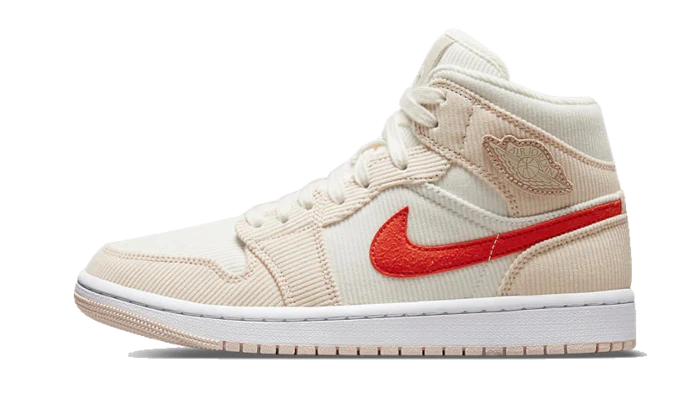 Air Jordan 1 Mid Corduroy - Shop Sneakers Online And Cozy Shoes | Cozy Kicks Official