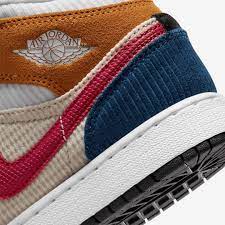 Air Jordan 1 Mid Gs Patchwork - Image 4