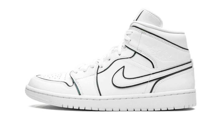 Air Jordan 1 Mid Iridescent Reflective White 1 - Image 6