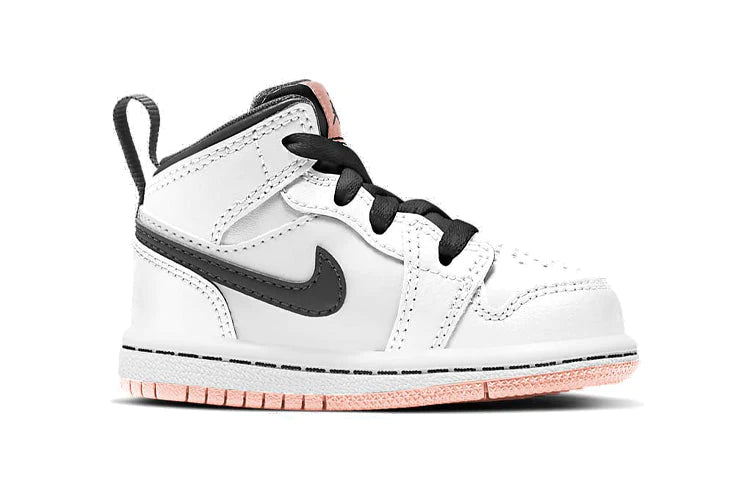 Alternative view of Air Jordan 1 Mid Kids Arctic Orange 640735 180