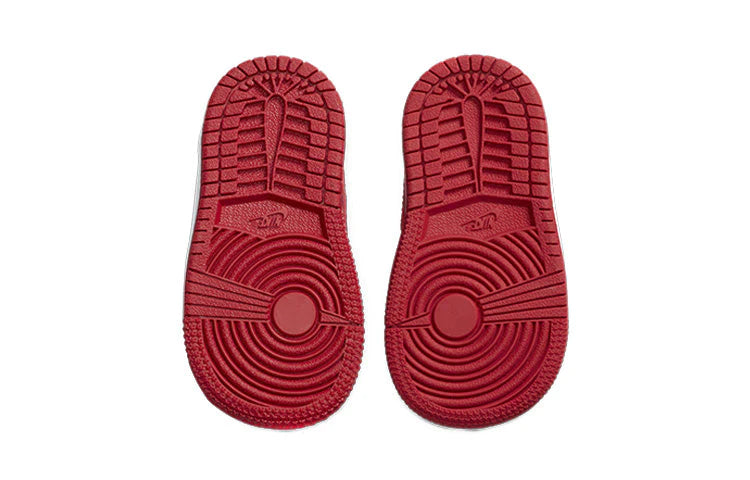 Air Jordan 1 Mid Kids Banned Black Red - Image 5