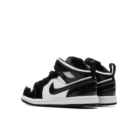 Air Jordan 1 Mid Kids Carbon Fiber - Image 4
