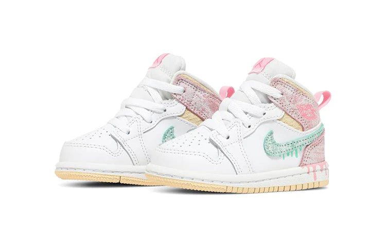 Alternative view of Air Jordan 1 Mid Kids Ice Cream