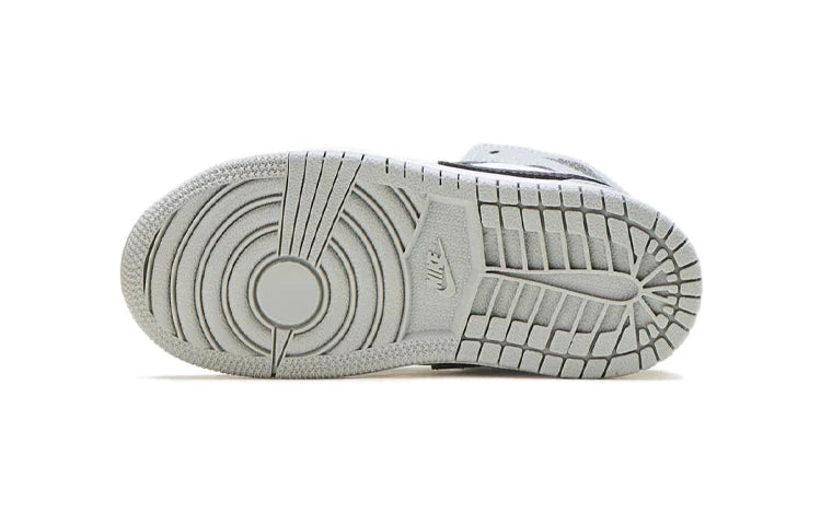 Air Jordan 1 Mid Kids Light Smoke Grey - Image 4