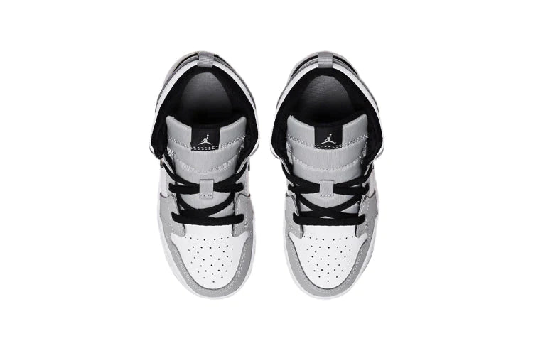 Alternative view of Air Jordan 1 Mid Kids Light Smoke Grey