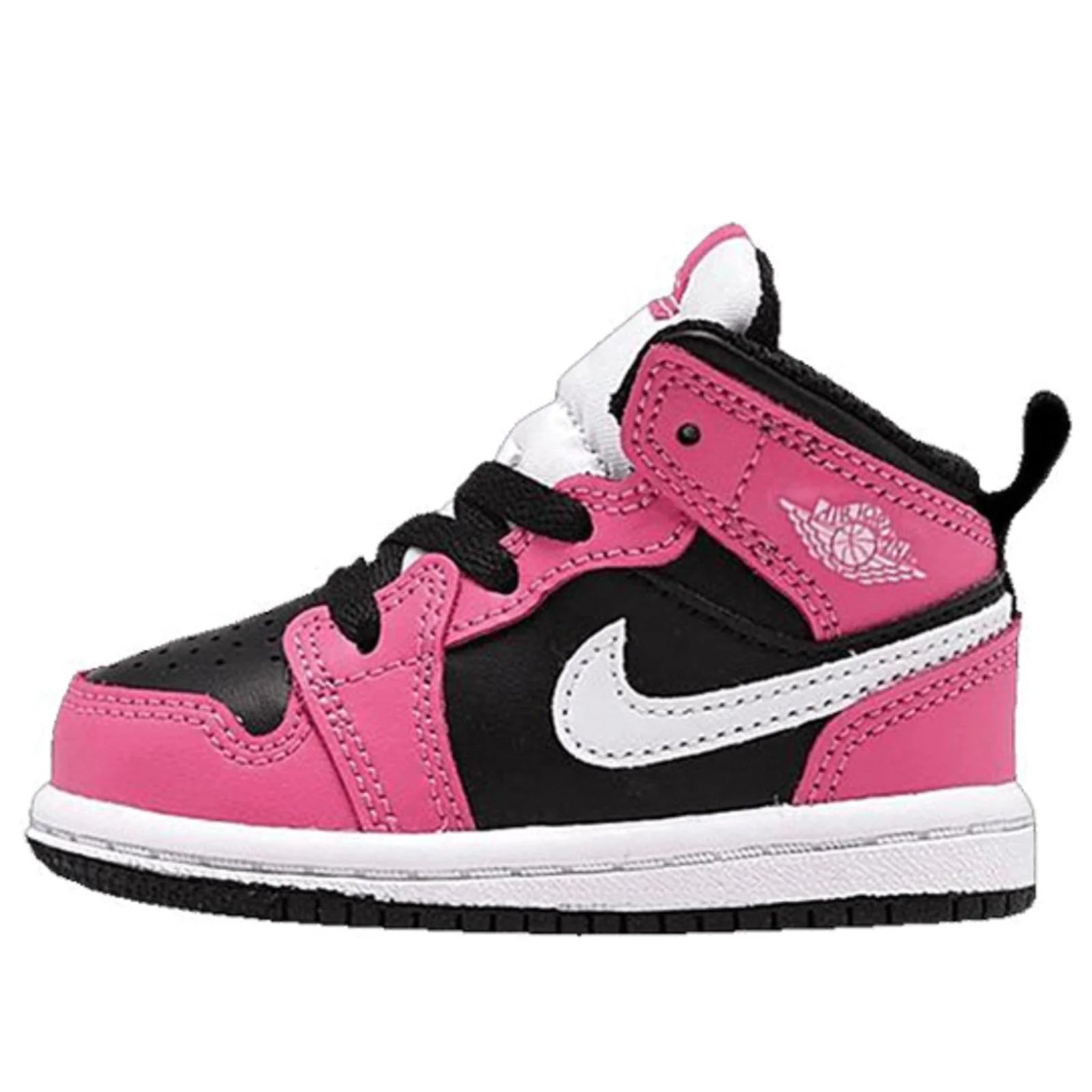 Air Jordan 1 Mid Kids Pink Black