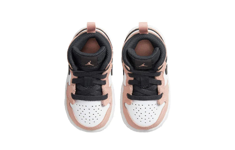 Air Jordan 1 Mid Kids Pink Quartez - Image 3