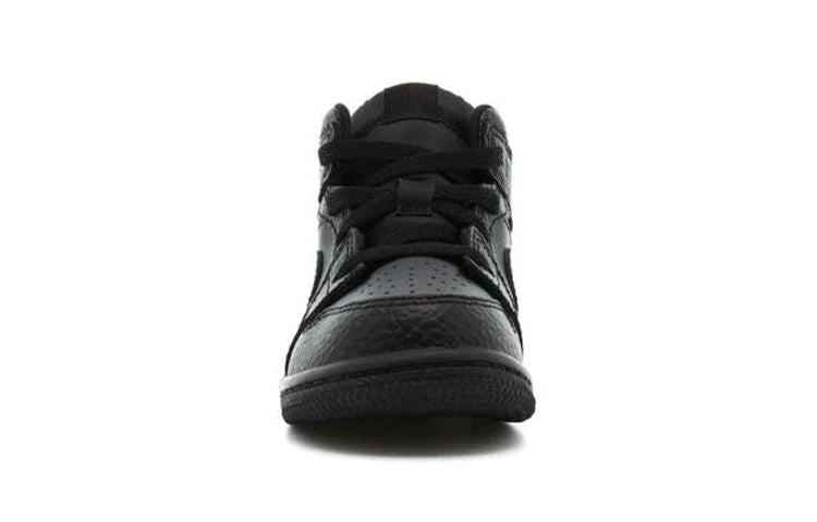 Air Jordan 1 Mid Kids Triple Black - Image 5