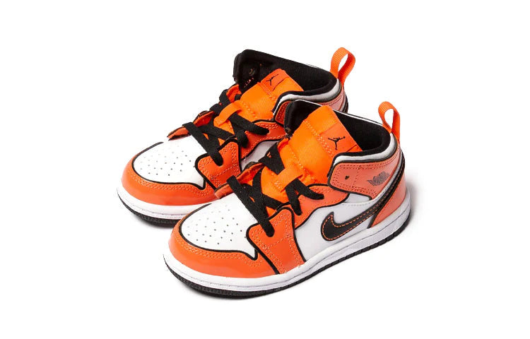 Alternative view of Air Jordan 1 Mid Kids Turf Orange