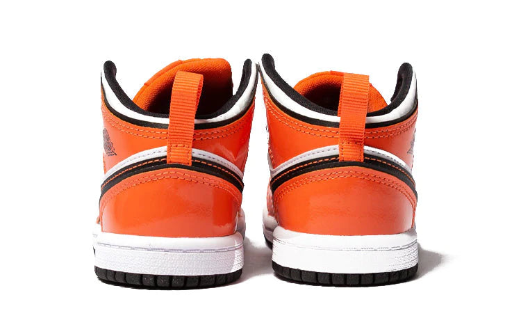 Air Jordan 1 Mid Kids Turf Orange - Image 5