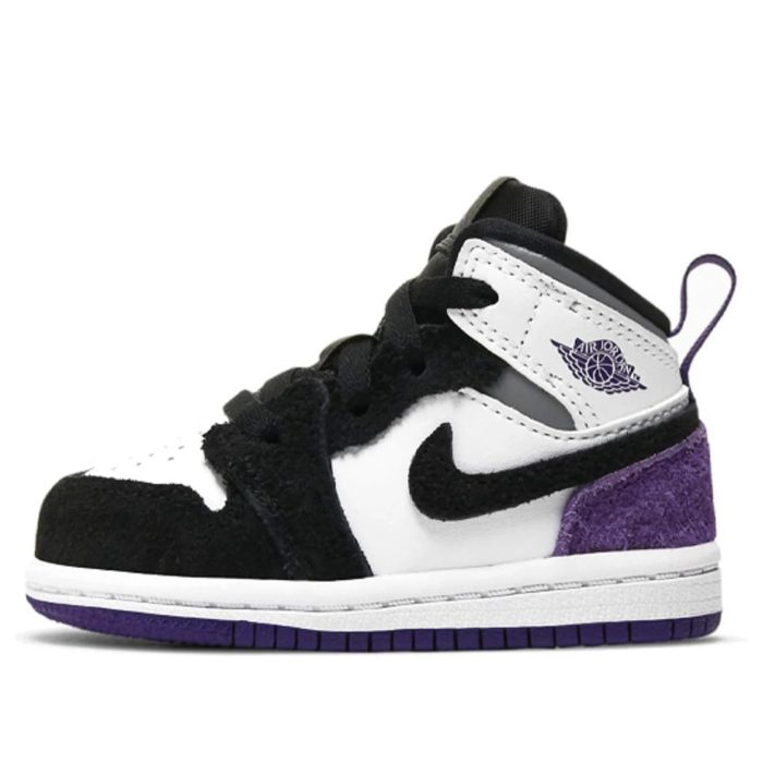 Air Jordan 1 Mid Kids Varsity Purple - Image 5