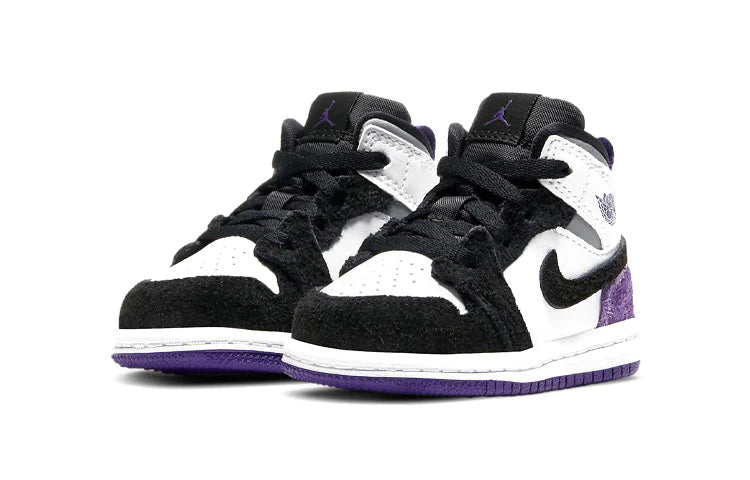 Air Jordan 1 Mid Kids Varsity Purple - Image 3